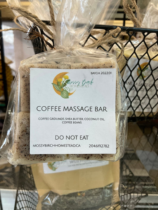 Coffee Massage Bars 4/pkg