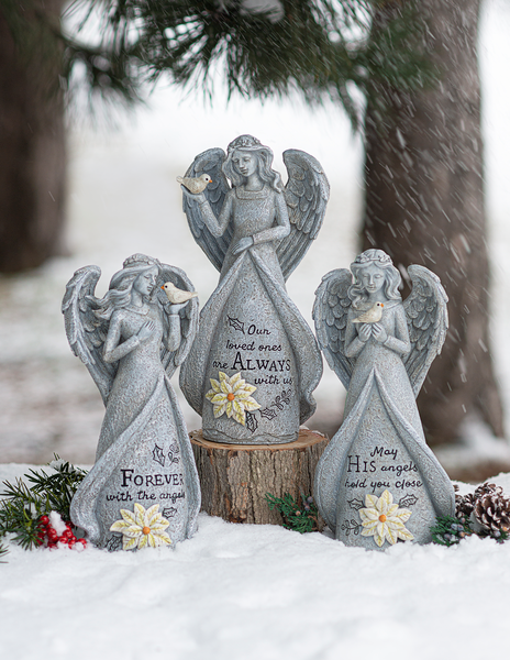 Christmas Memorial - Angel Figurines
