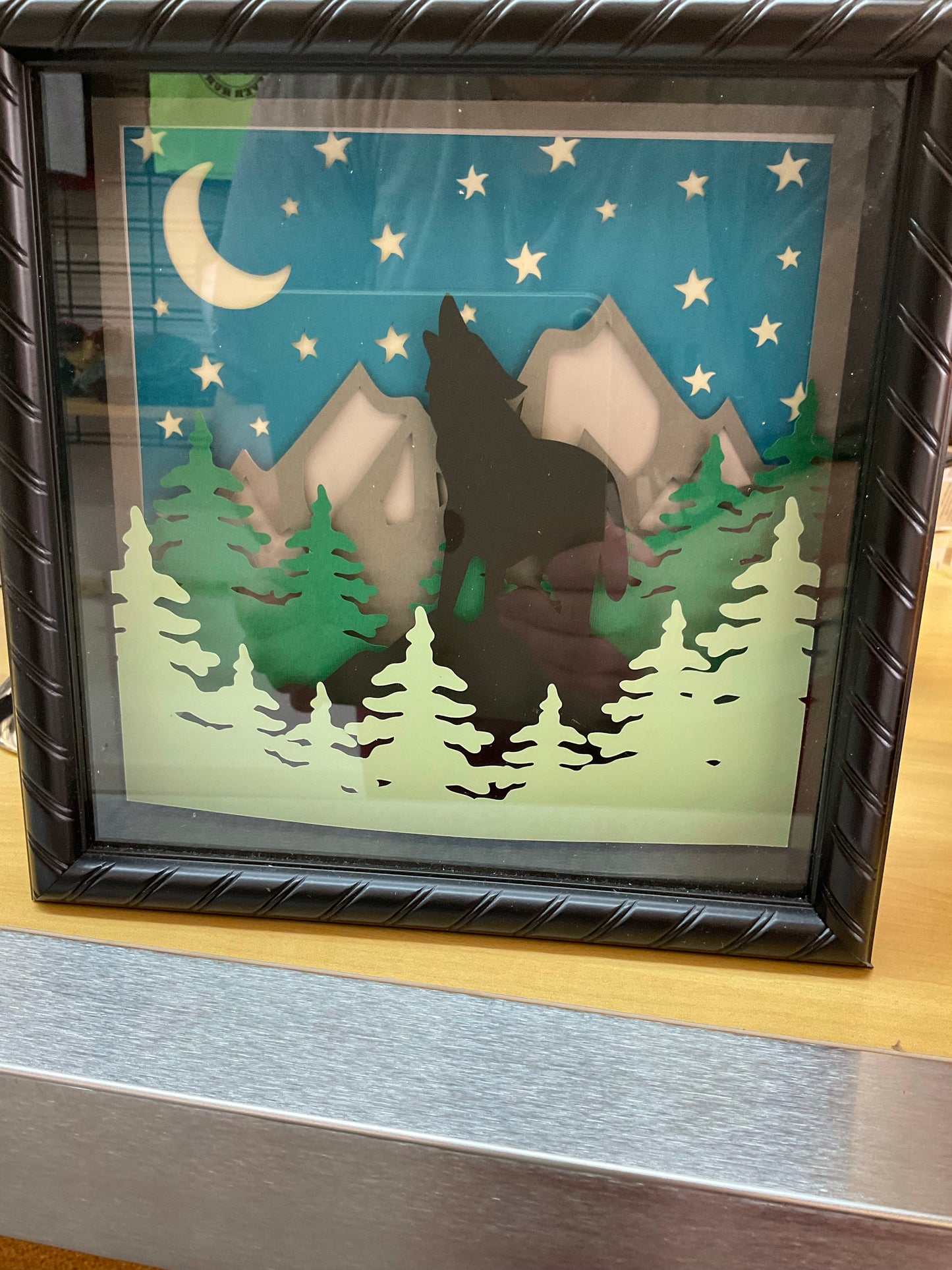 Wolf Shadow Box