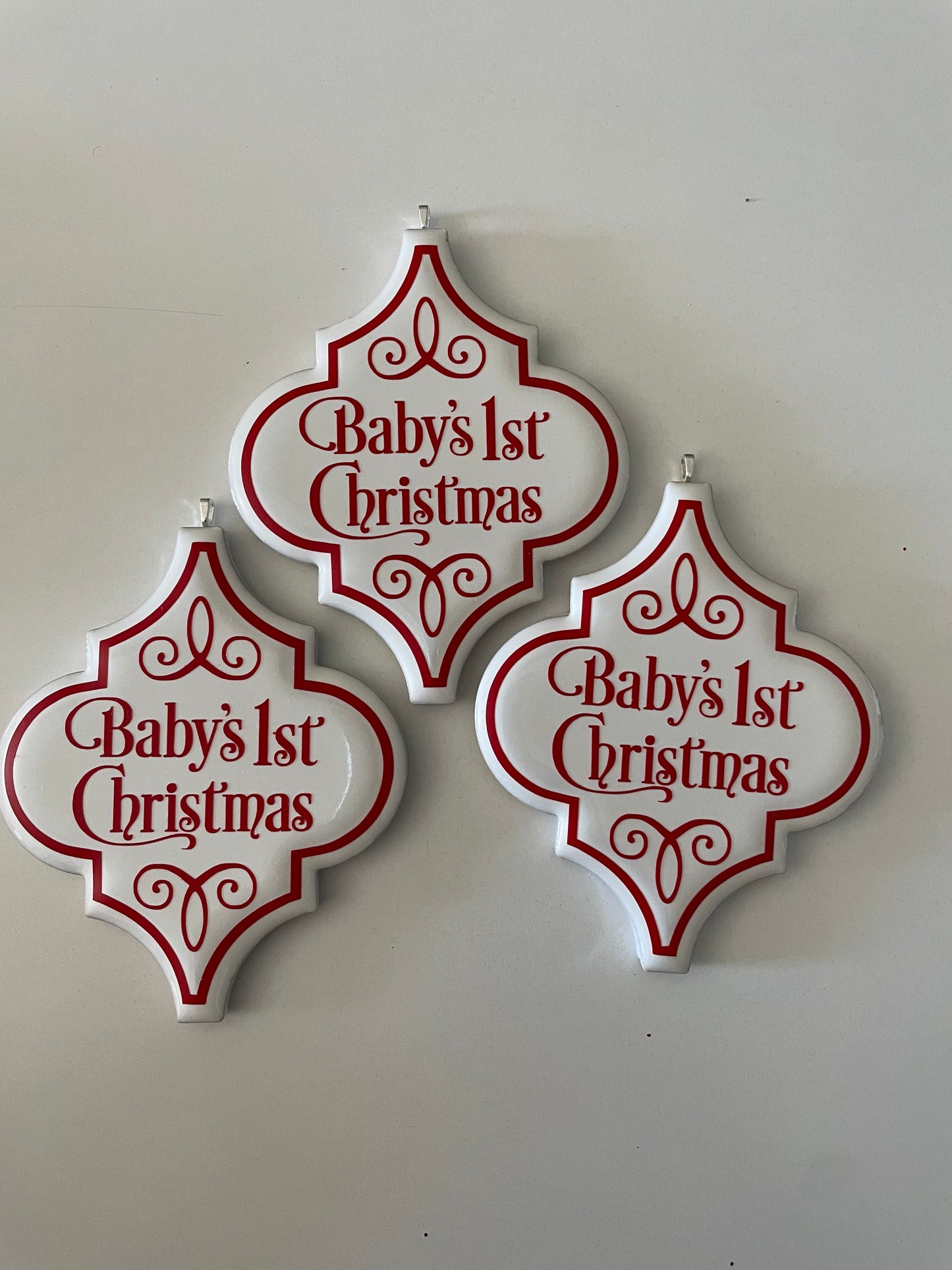 Christmas Arabesque Ornaments