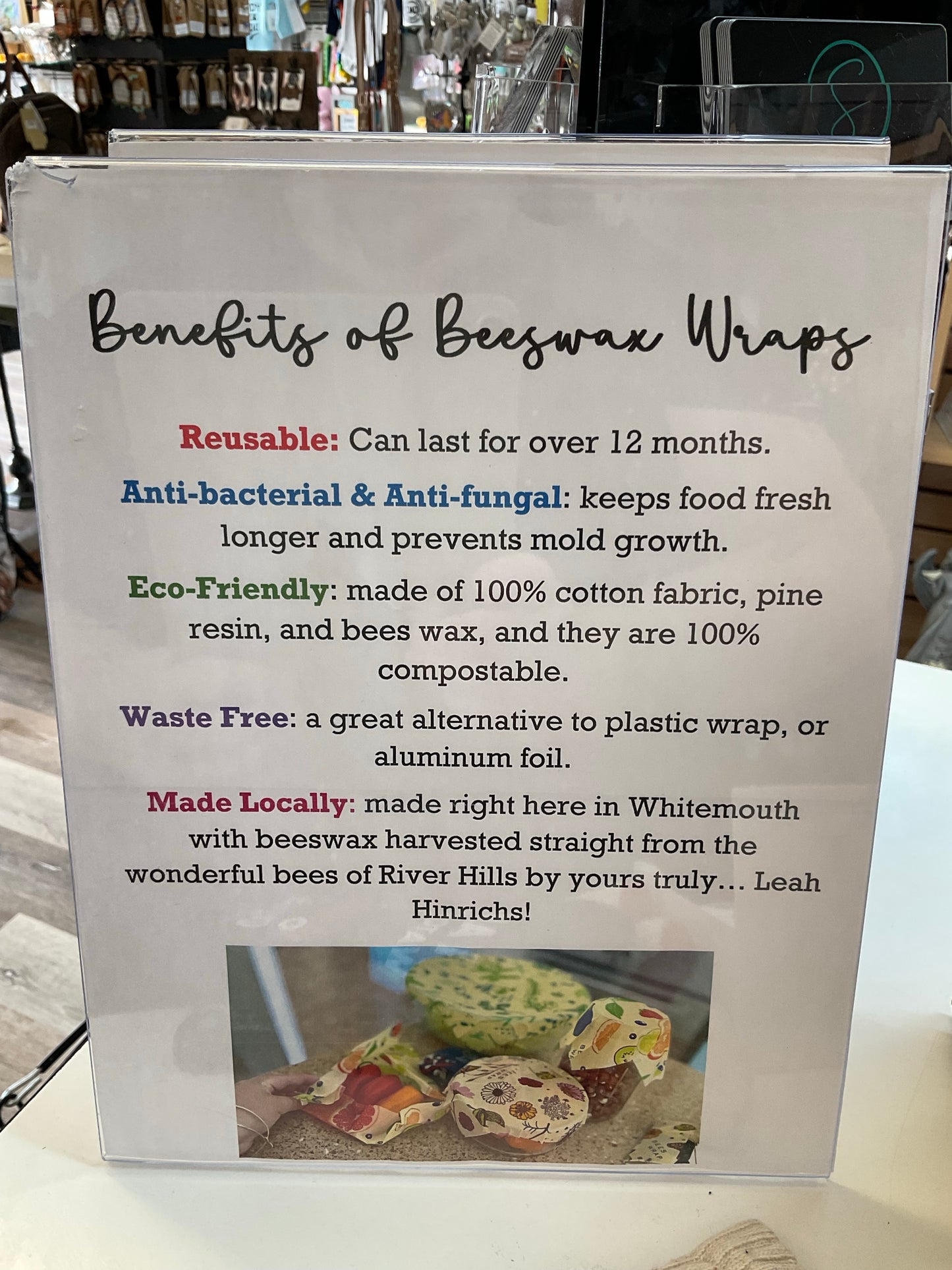 Beeswax Wraps
