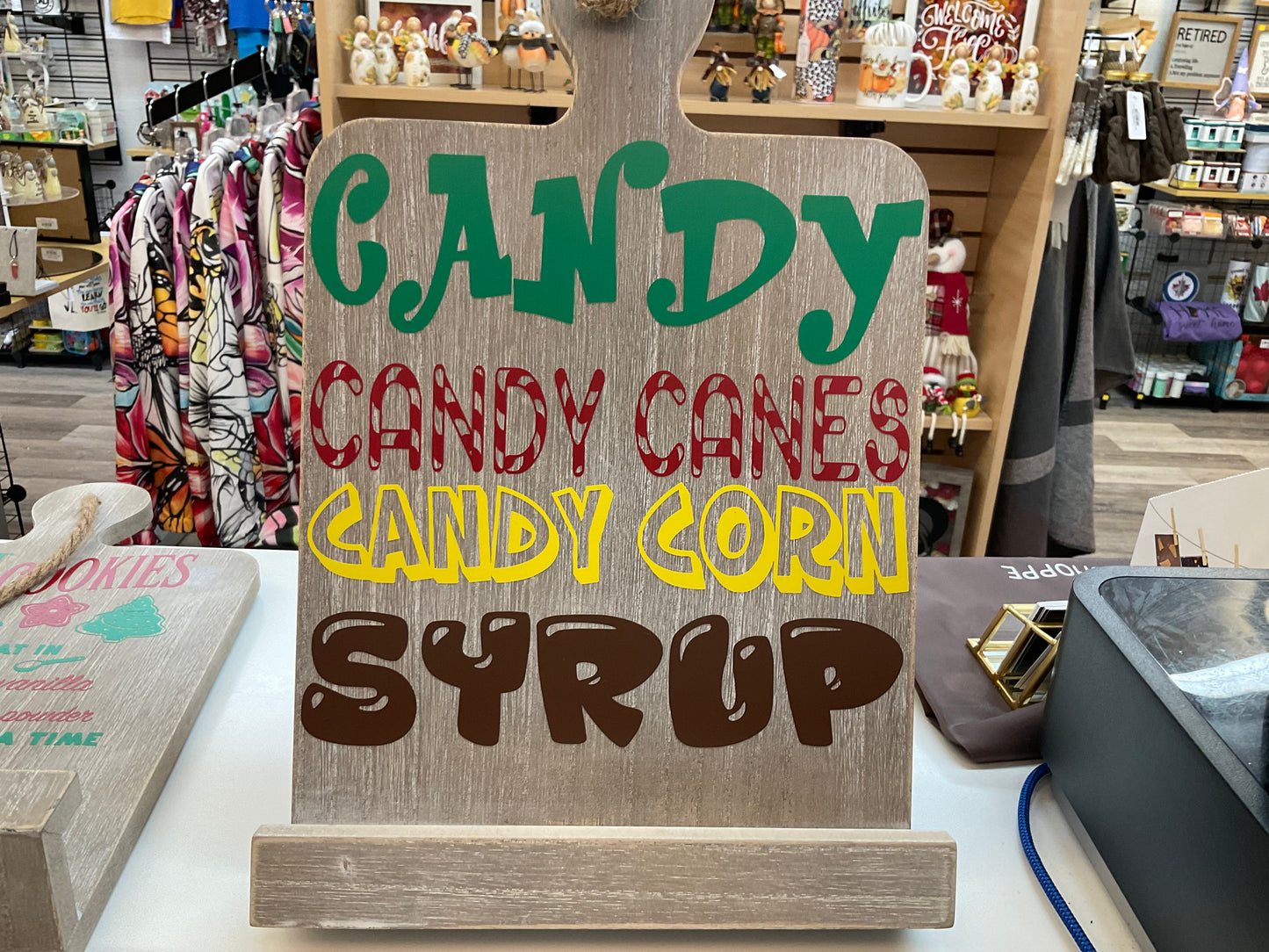 Christmas Themed Cookbook Stand
