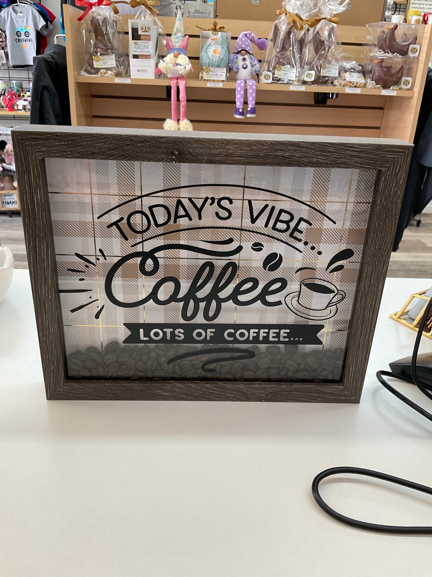 Today’s Vibe Coffee Shadow Box