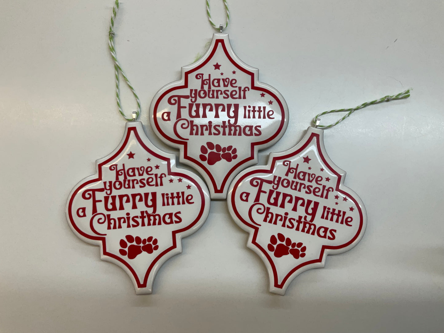 Christmas Arabesque Ornaments