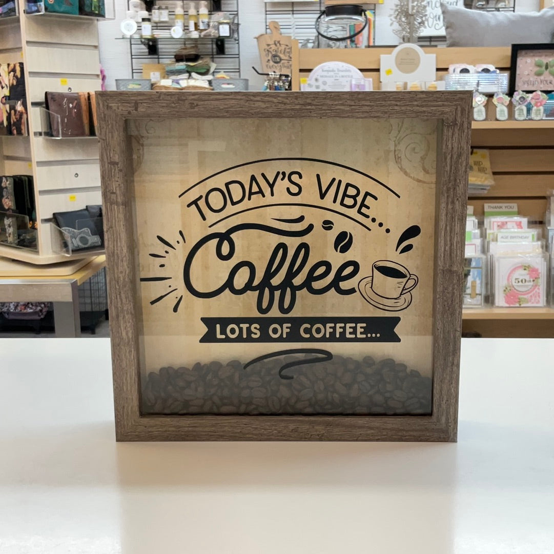 Today’s Vibe Coffee Shadow Box