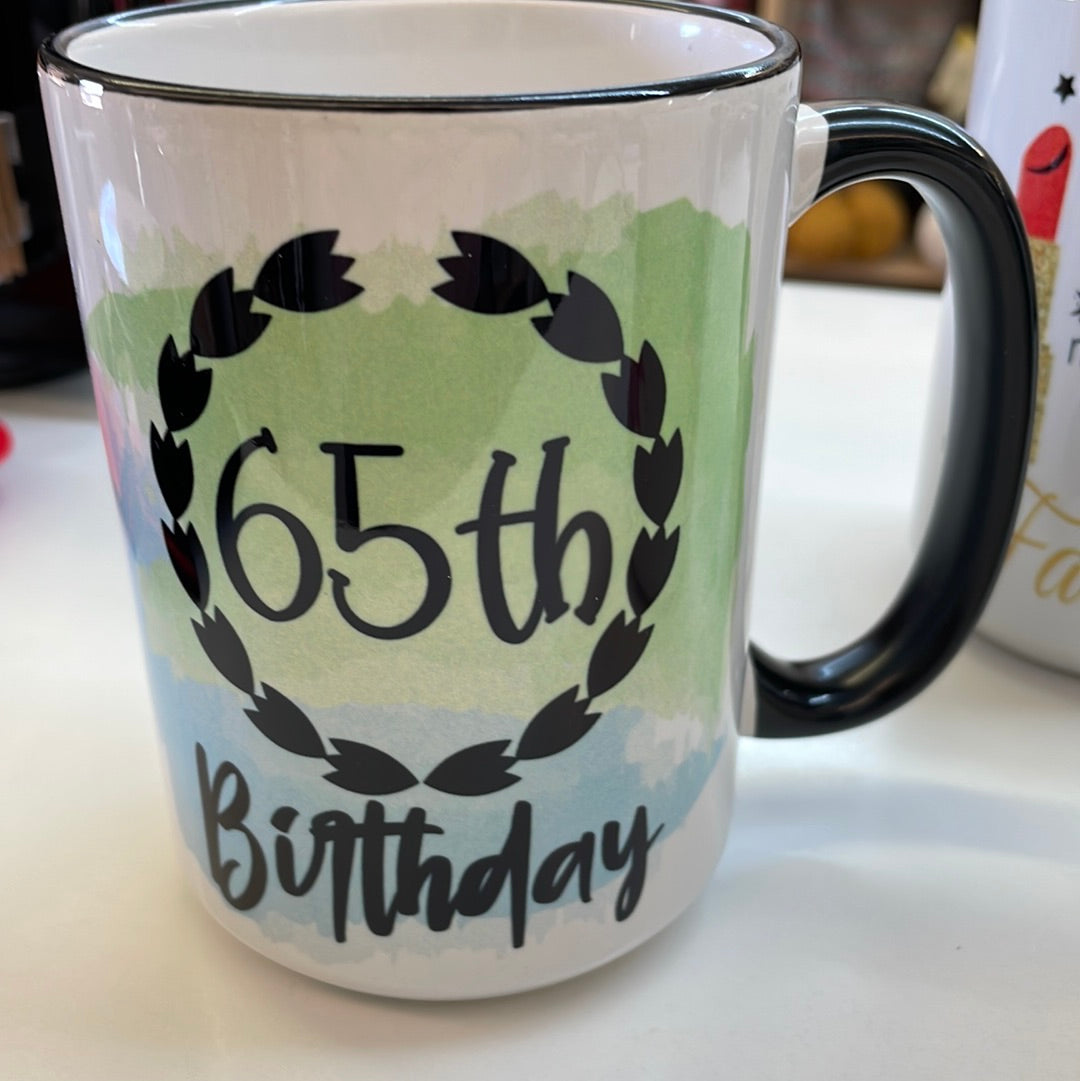 65th Birthday Mugs