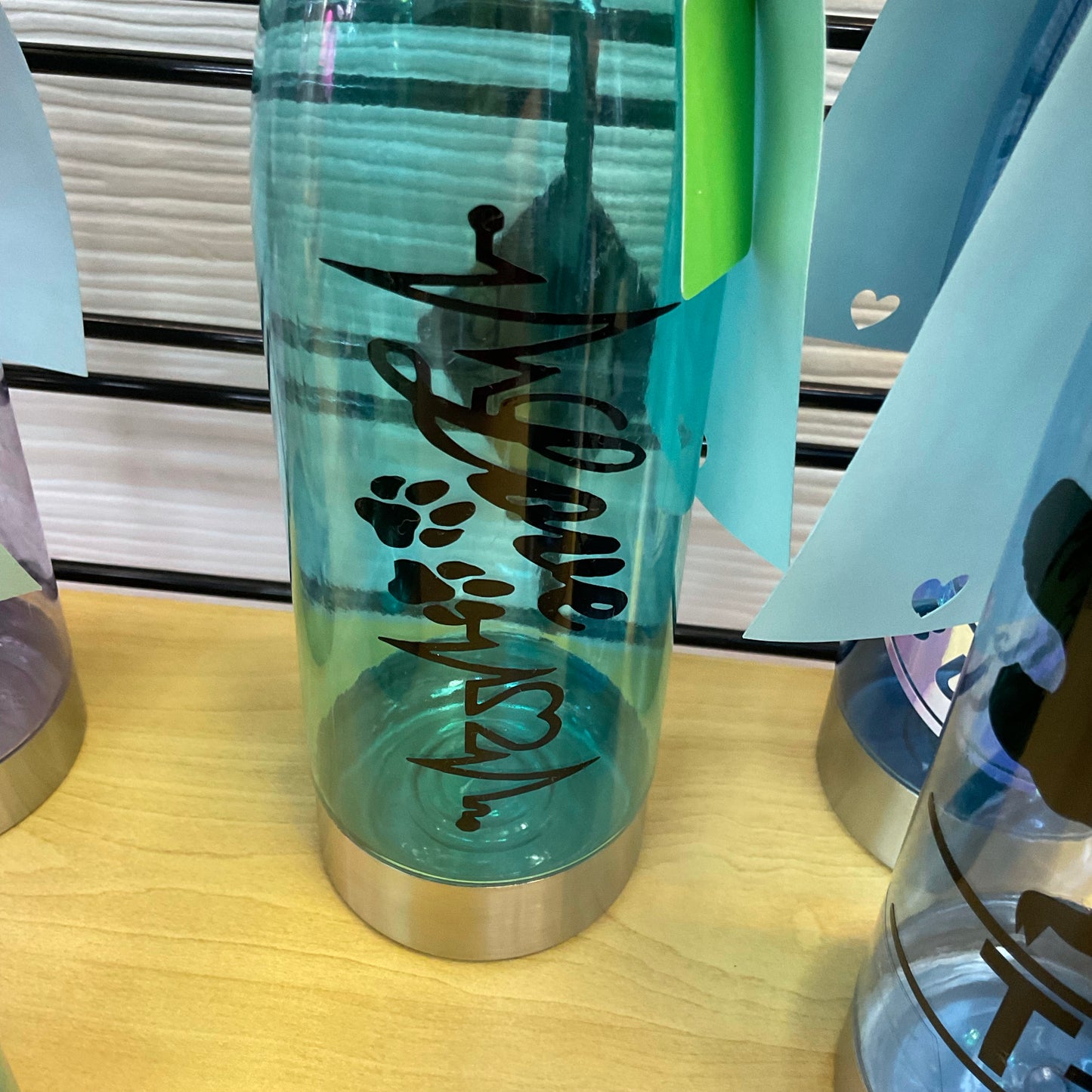 Coloured Plastic Water Bottle