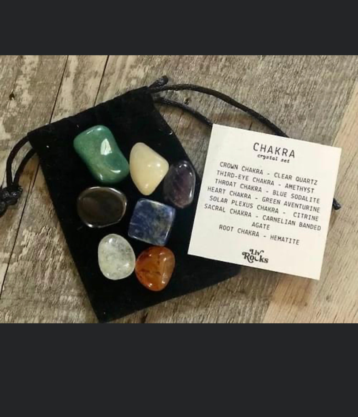 Chakra Stones & Crystal Gift Set