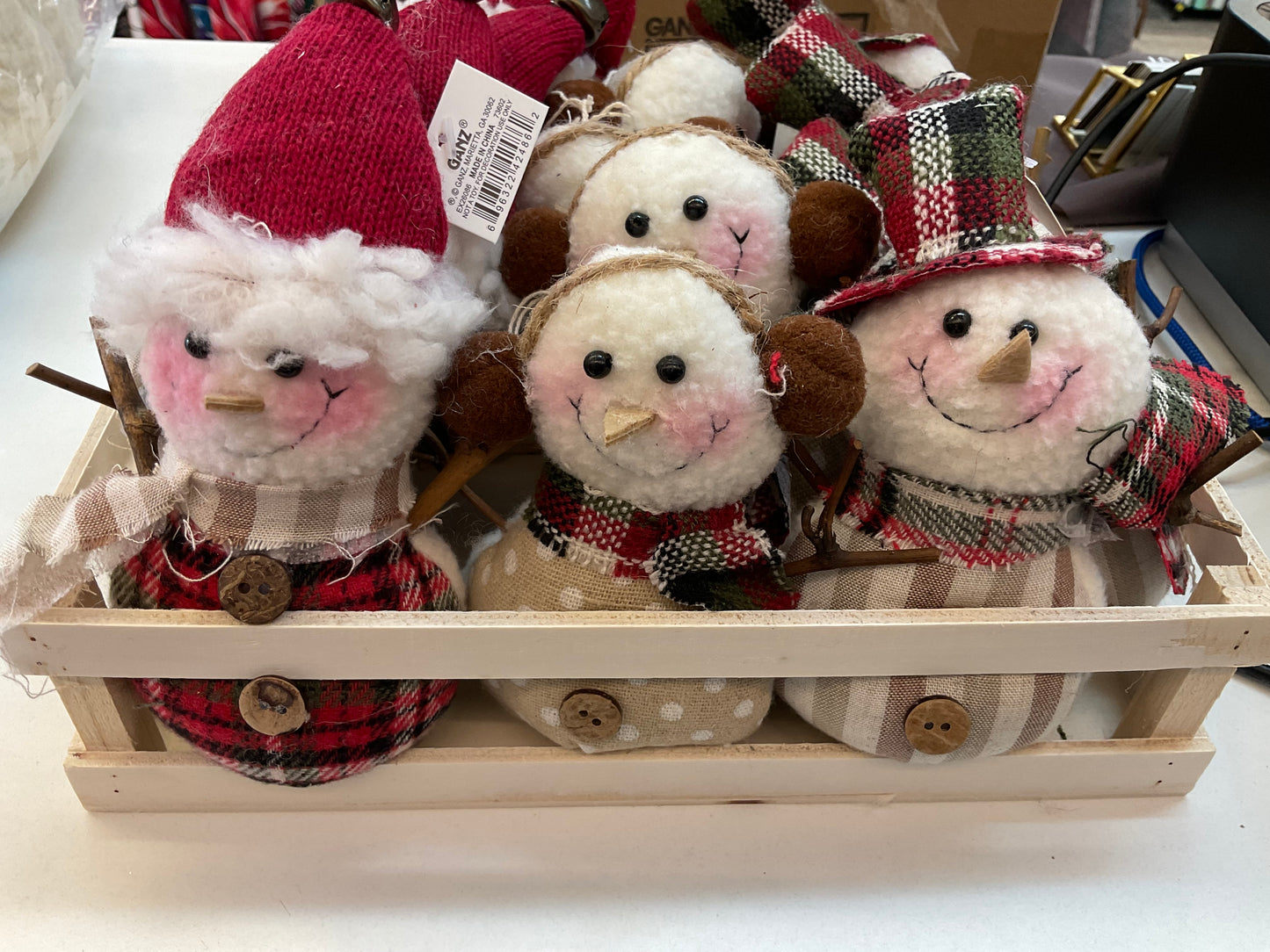 Snowmen Stuffed Ornaments