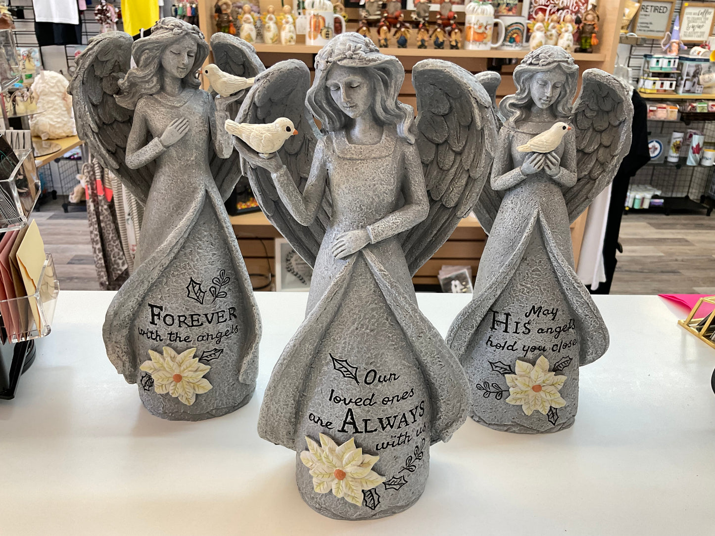 Christmas Memorial - Angel Figurines