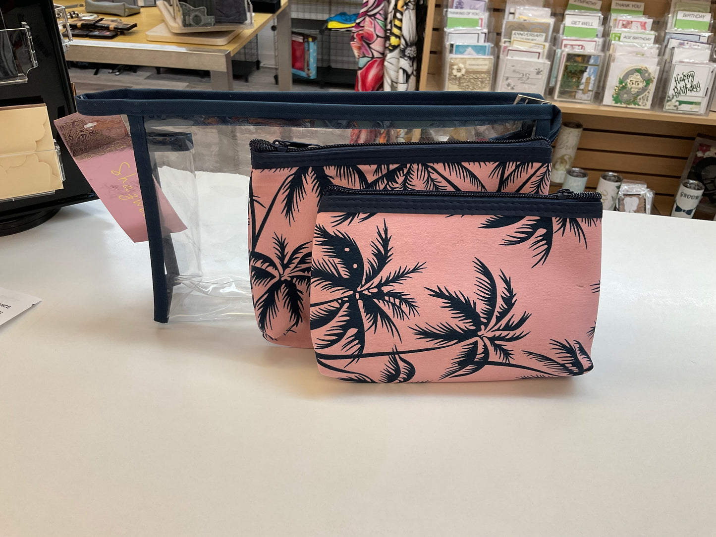 3 Piece Makeup Bag Set