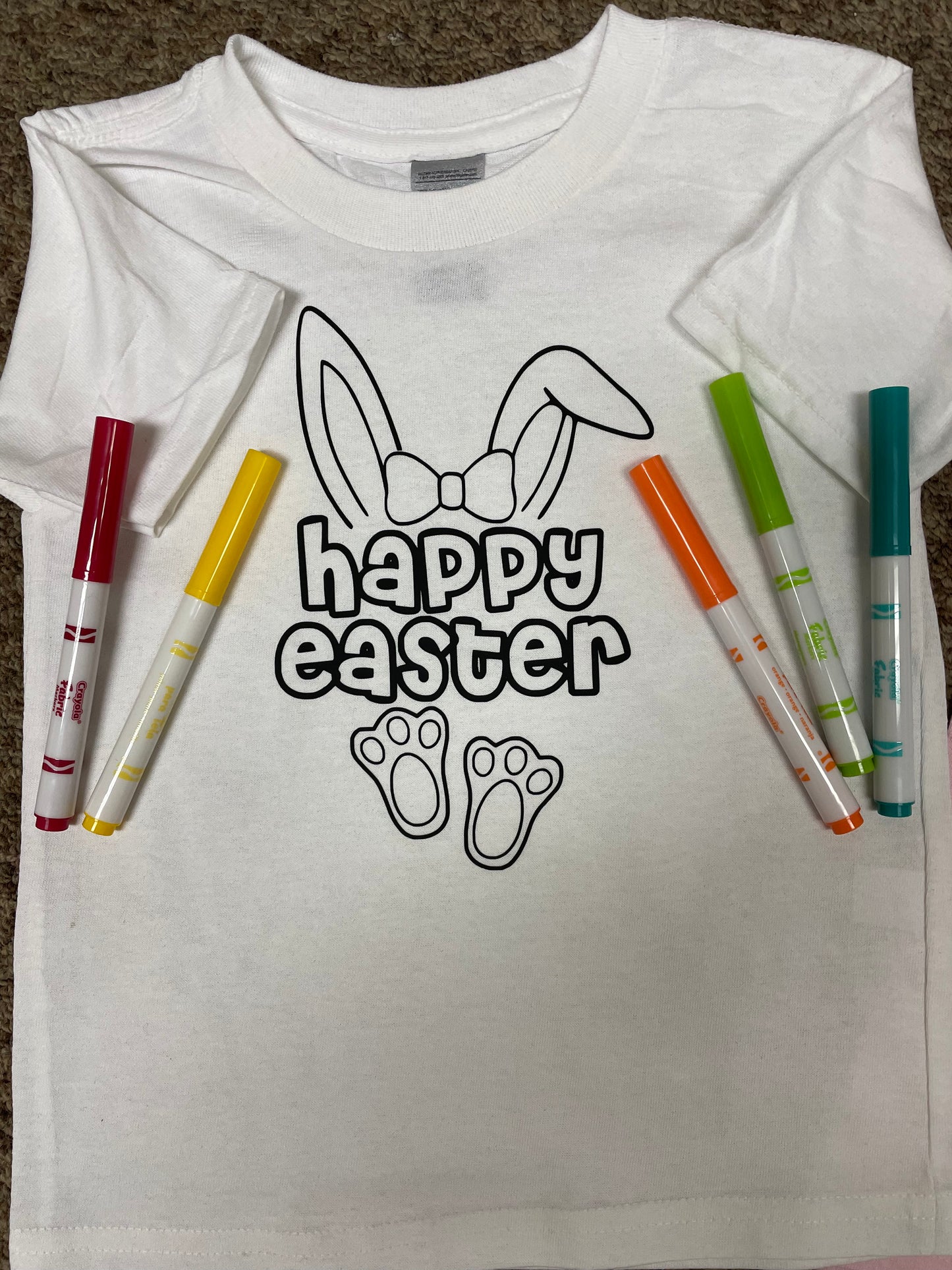 Easter Coloring T-Shirts