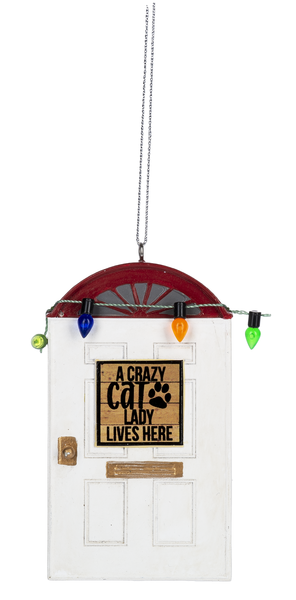 Crazy Cat Lady Tree Ornament