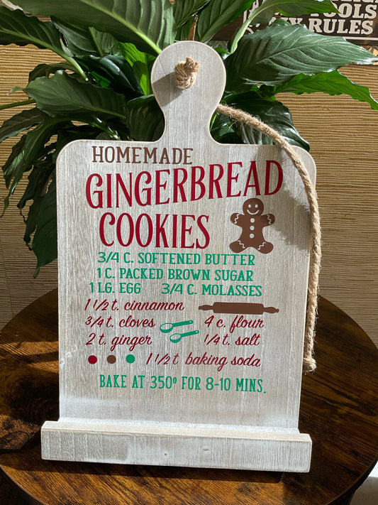 Christmas Themed Cookbook Stand