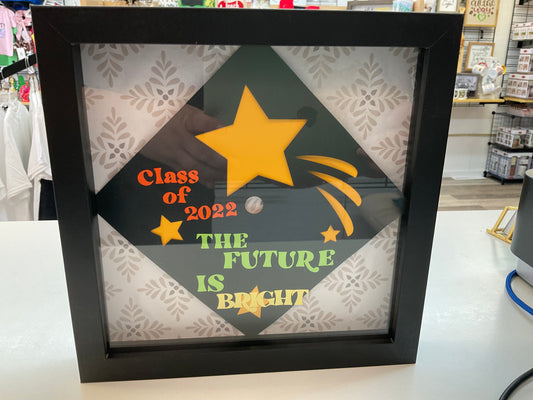The Future Is Bright Grad 2022 Shadow Box