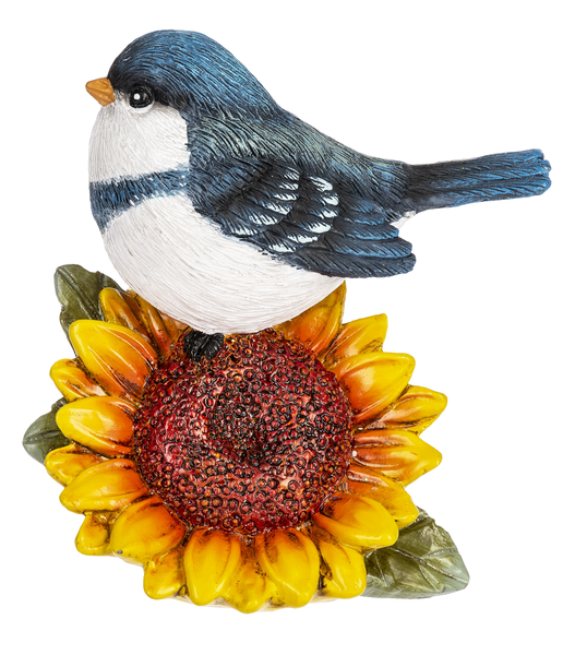 Birds on Fall Flowers