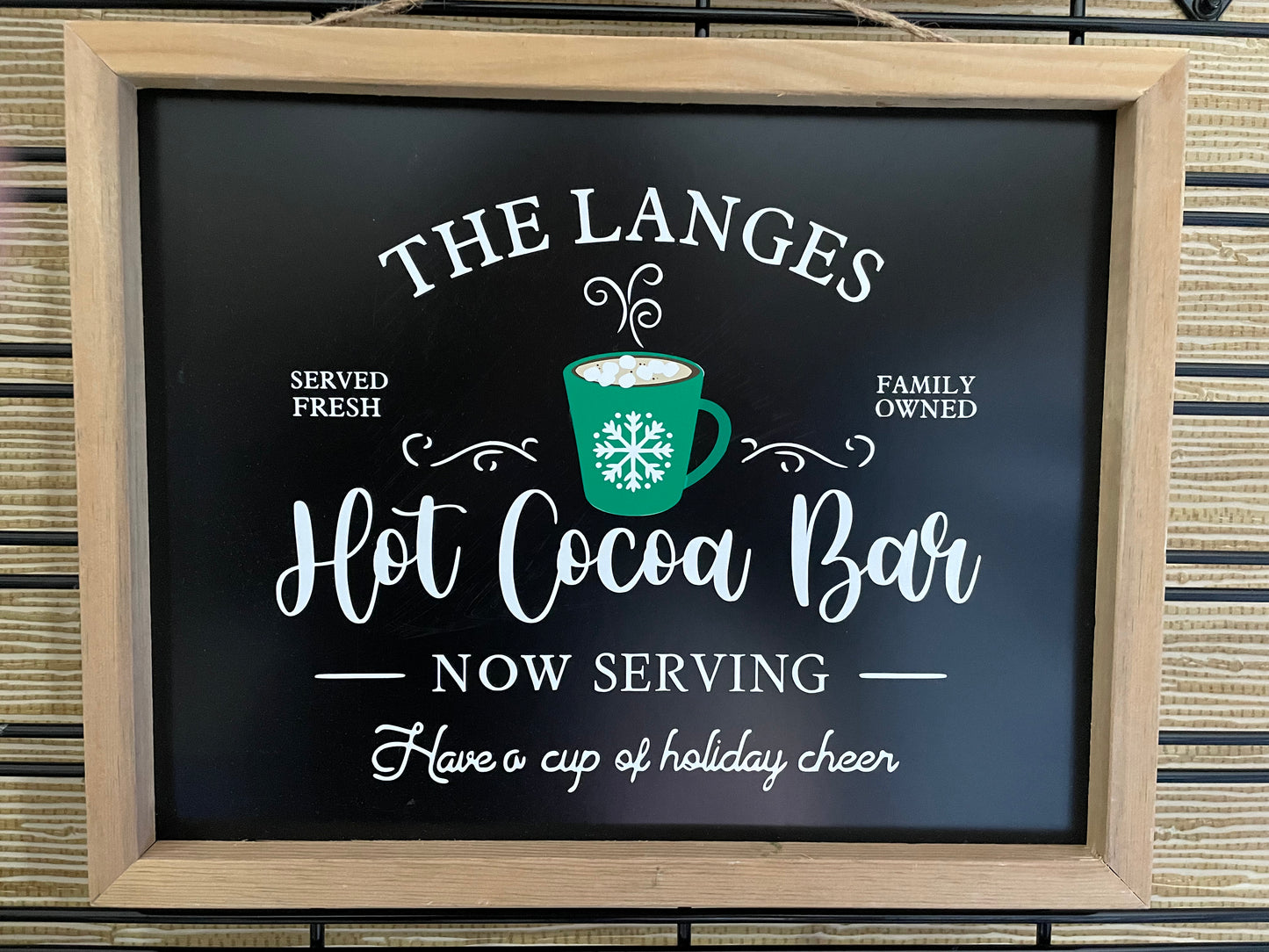 Hot Cocoa Bar - Personlized