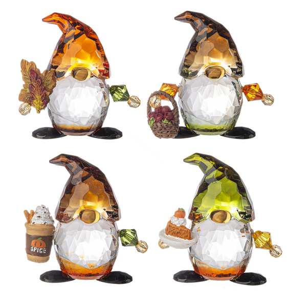 Crystal Expressions Autumn Gnome Figures