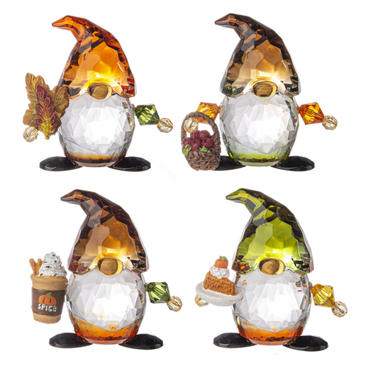 Crystal Expressions Autumn Gnome Figures