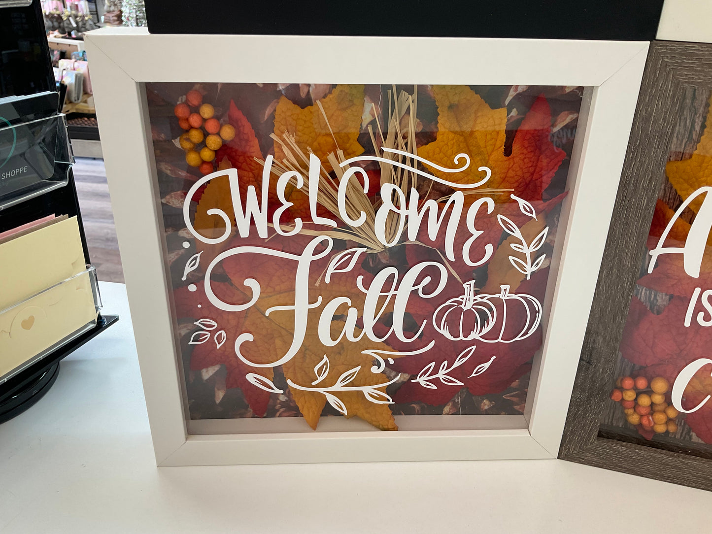 Fall Themed Shadow Boxes