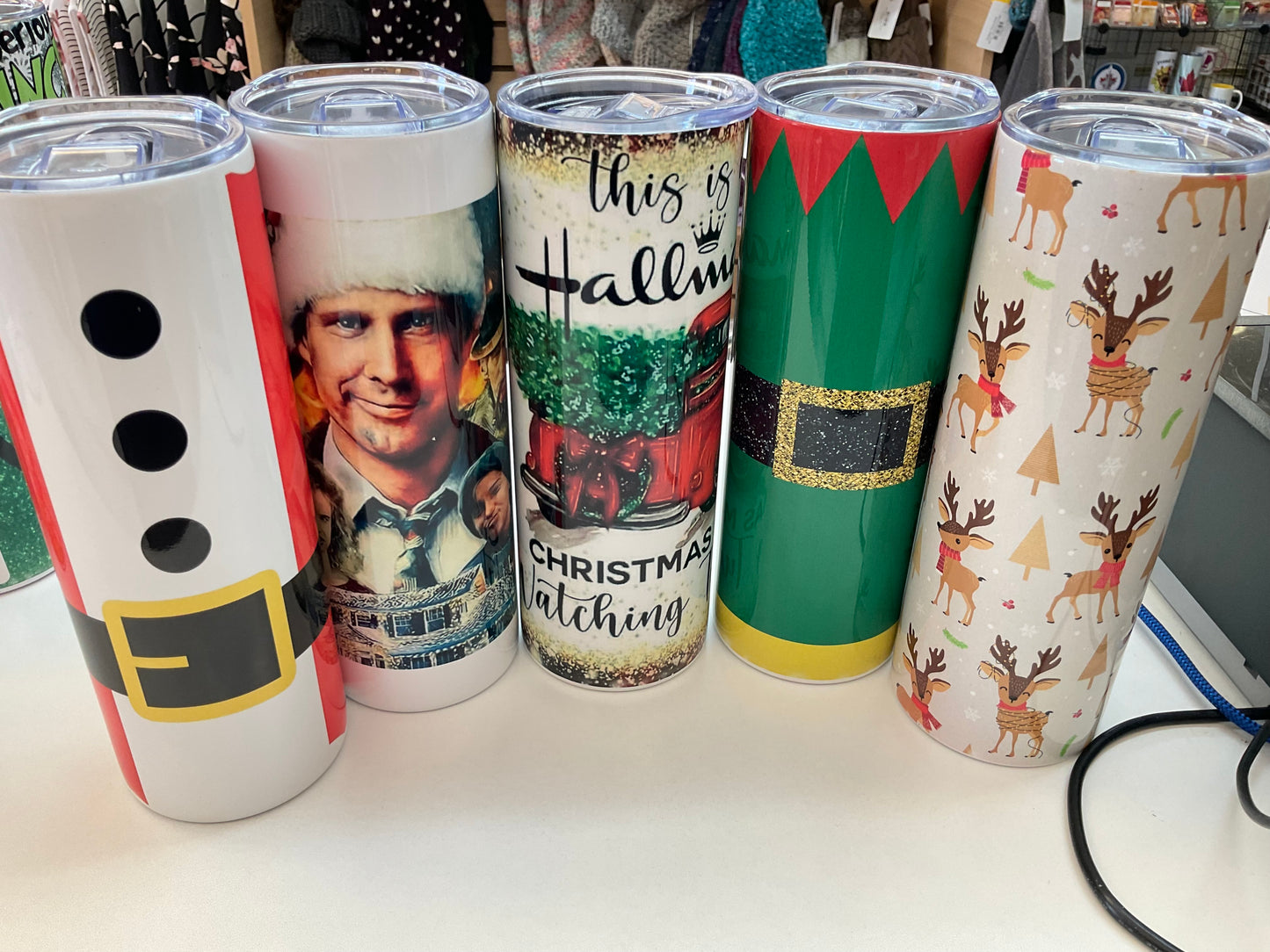 Holiday Themed Tumblers
