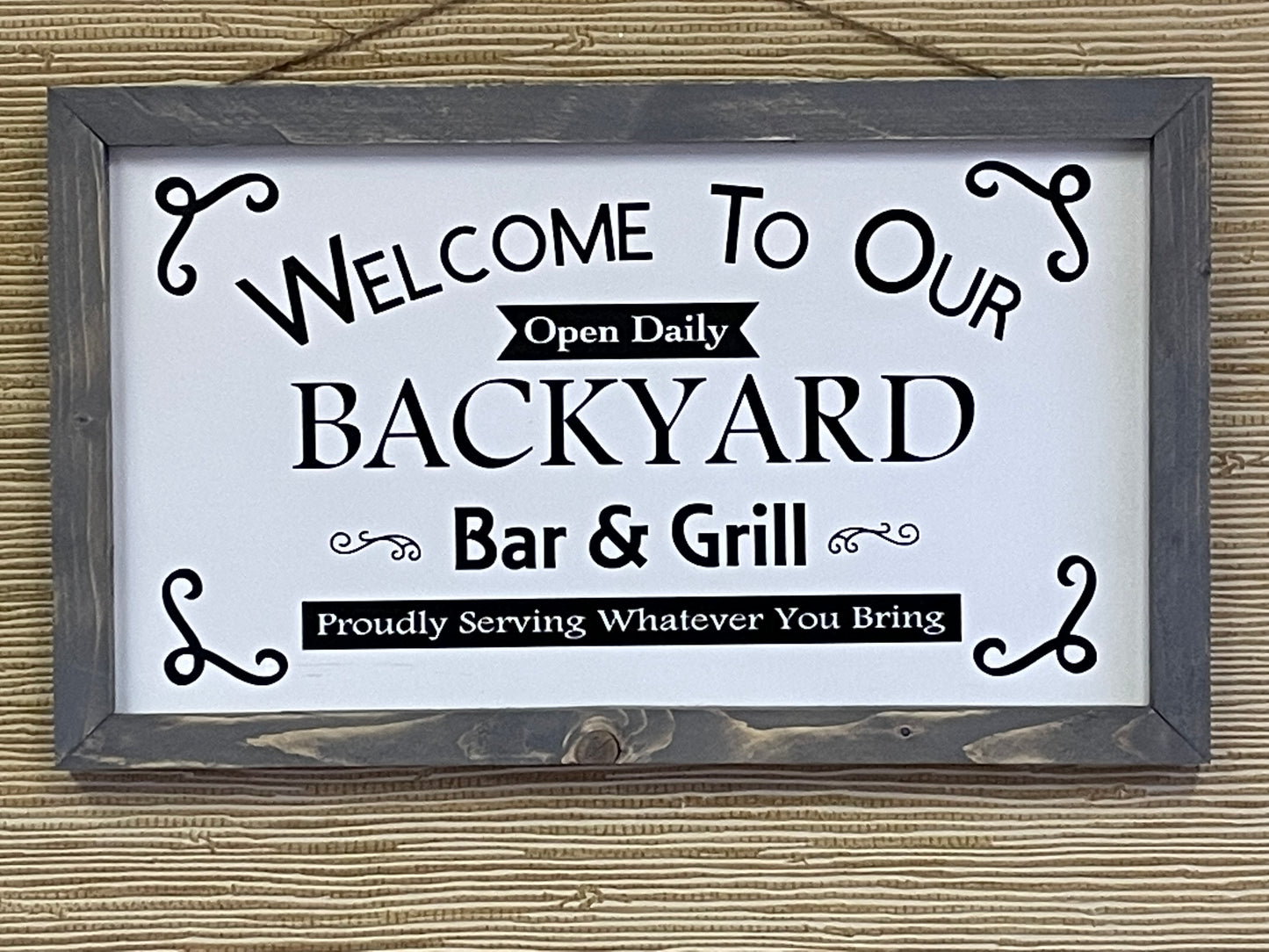 Welcome to our backyard
