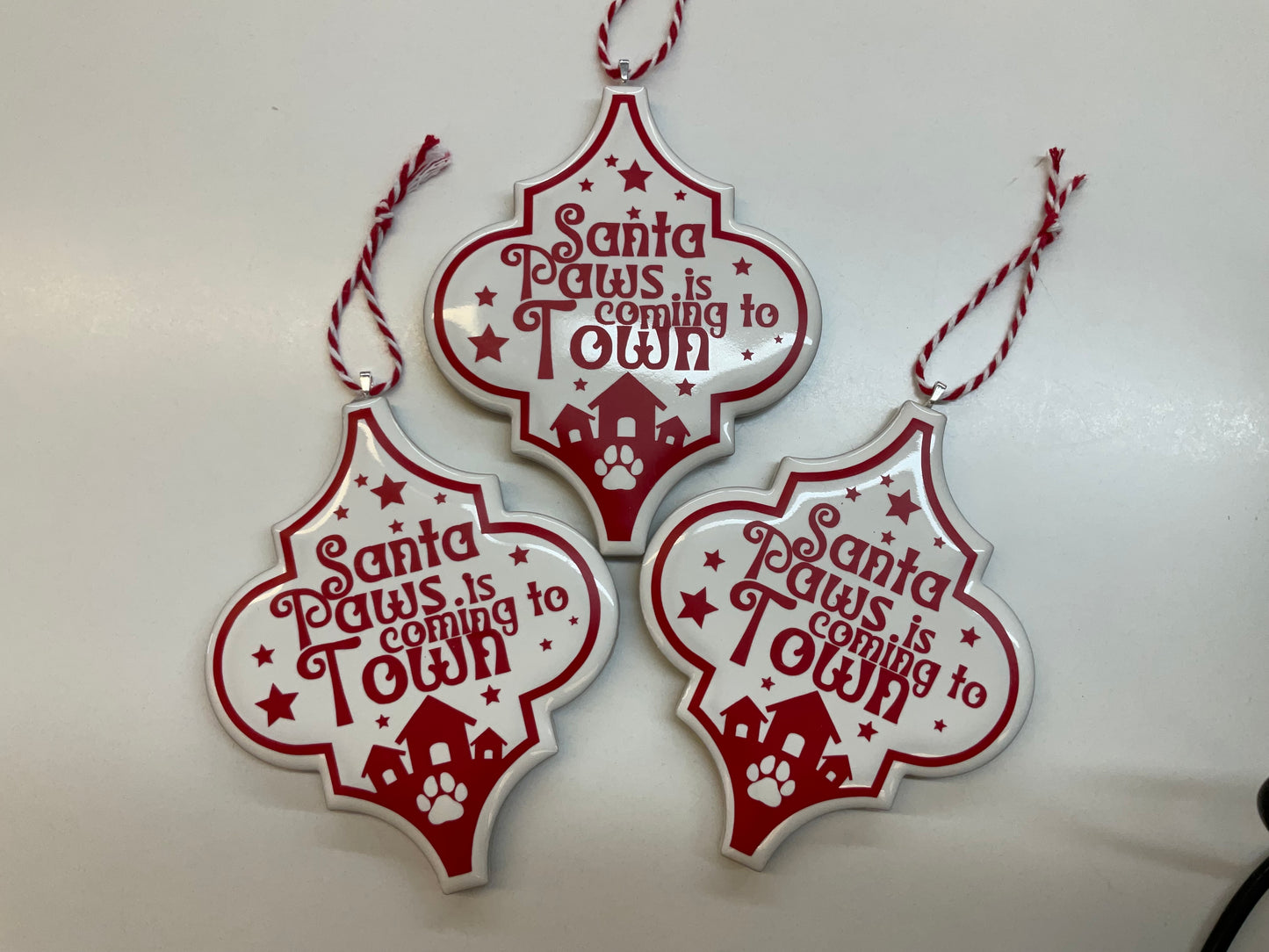 Christmas Arabesque Ornaments