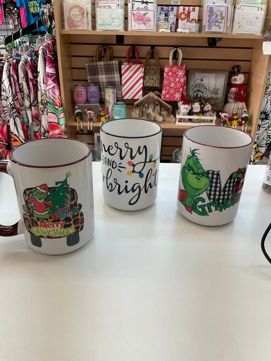 Christmas/Holiday Themed Coffee Mugs