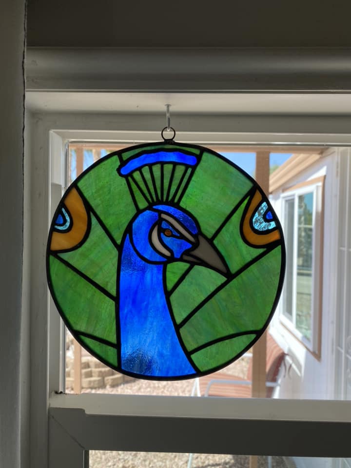 Peacock Suncatcher
