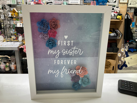 Sister Themed Shadow Boxes