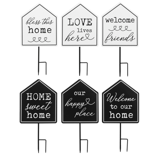 House Greeting Mini Yard Stake