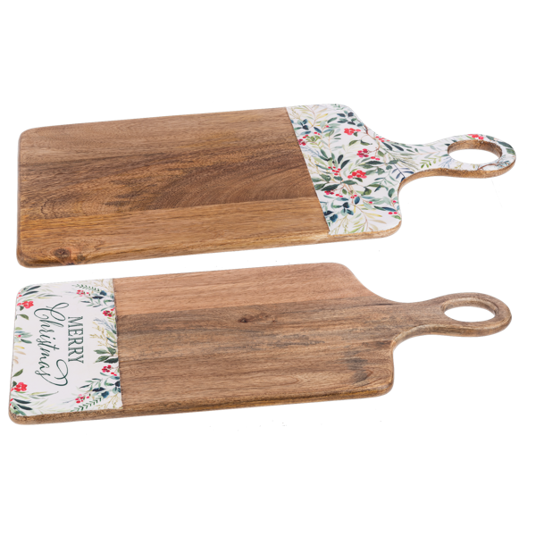 Holiday Botanical Cutting Board (2 pc. ppk.)
