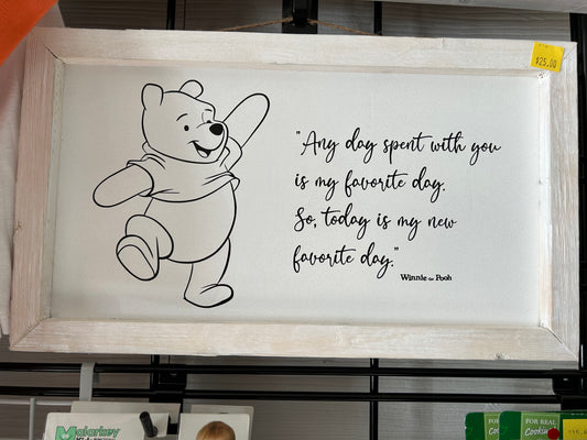 Winnie The Pooh Any Day Spent With You