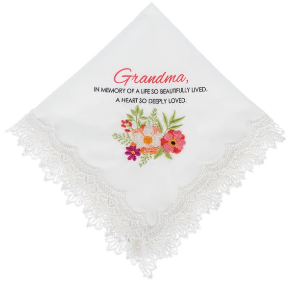 Memorial Handkerchief - Grandma