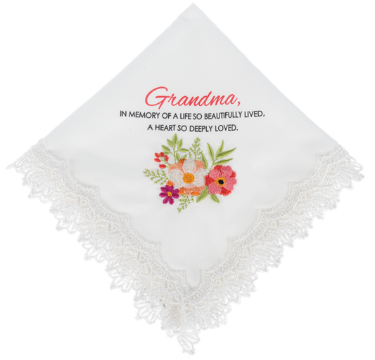 Memorial Handkerchief - Grandma