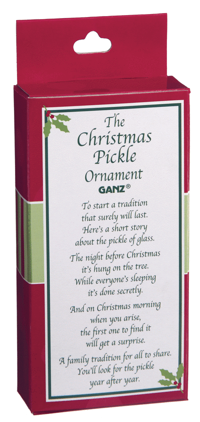 Pickle Ornament in a Gift Box