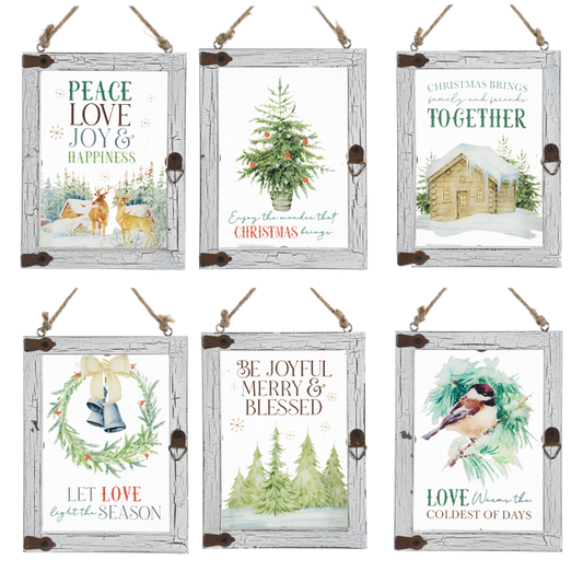 Window Plague Ornaments