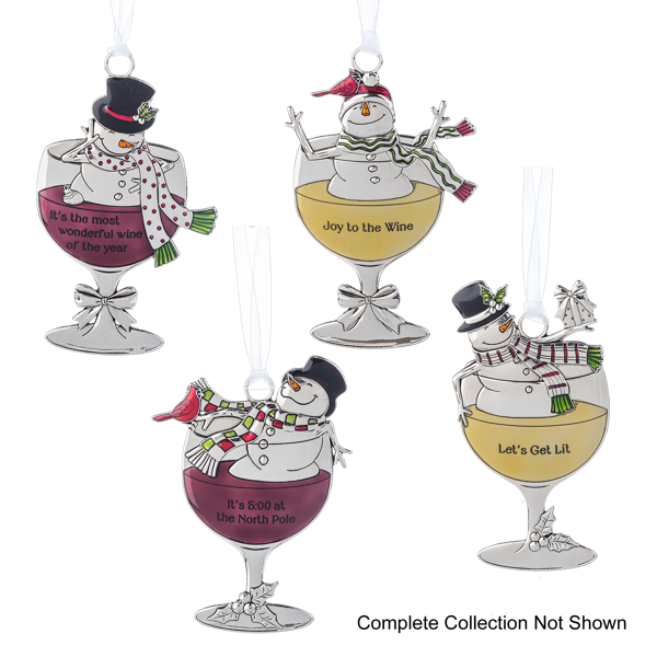 Merry Wine-Mas Ornaments