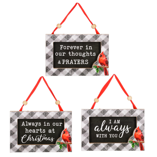 Cardinal Hanging Signs