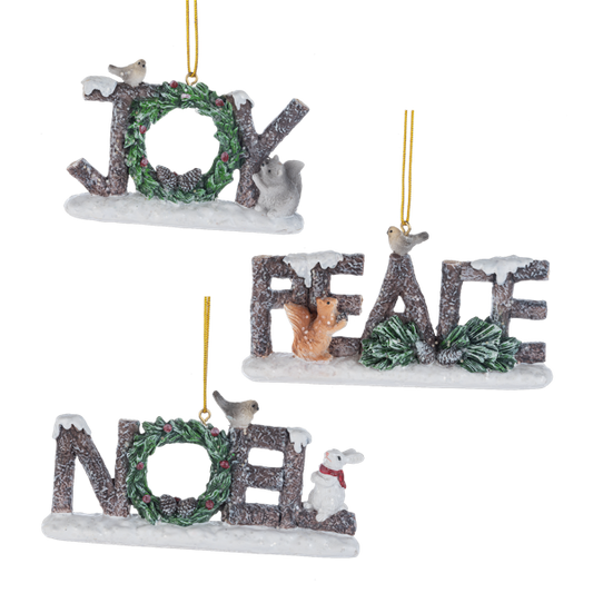 Woodland Friends Ornaments