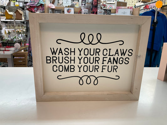 Wash Your Claws