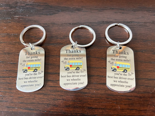 Bus Driver Keychain