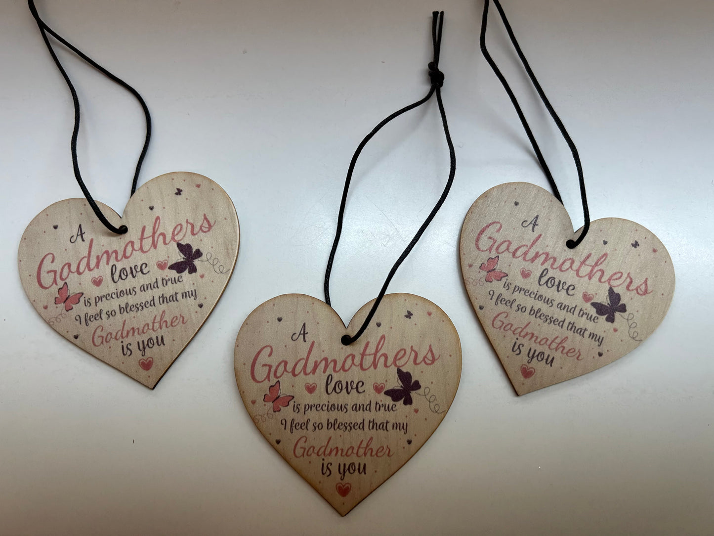 Heart shaped Godmother’s love