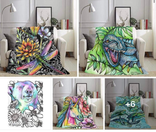 Signature Print Blankets
