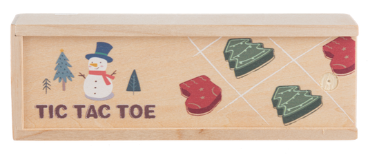Wooden Tic Tac Toe Game