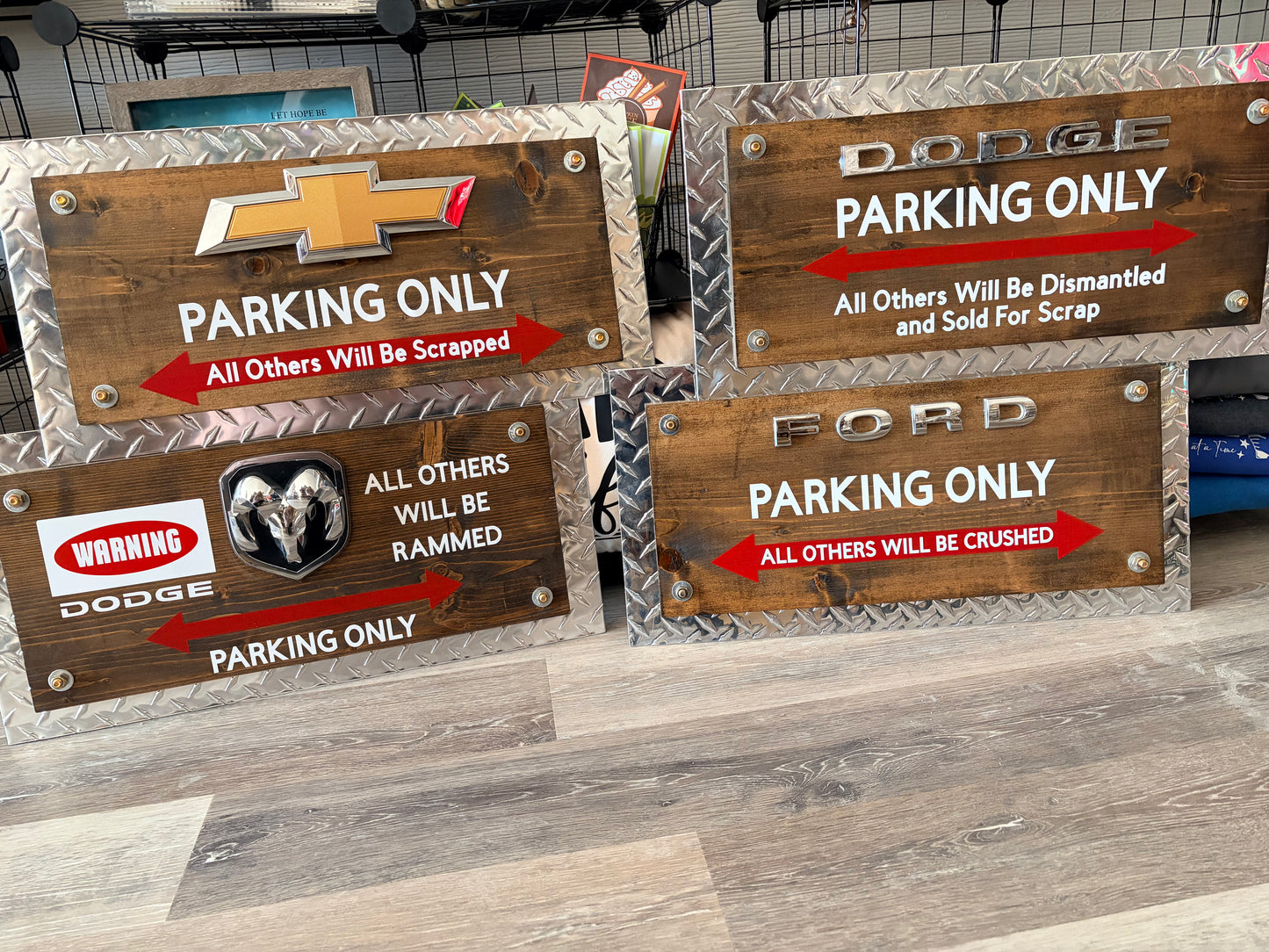 Parking Only Garage Signs
