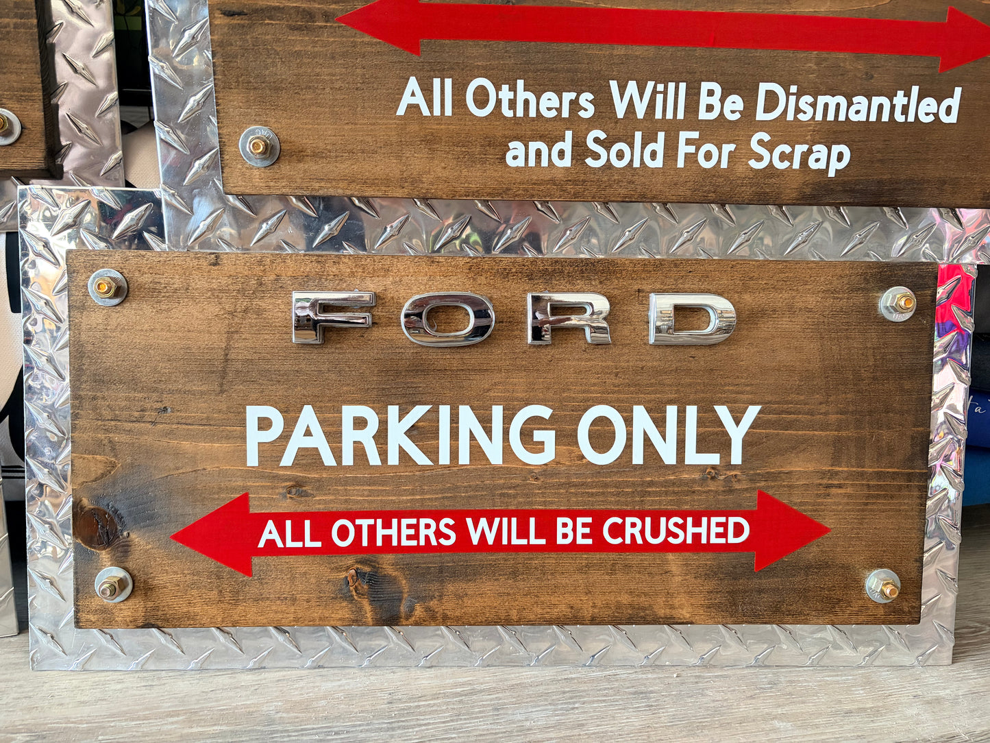Parking Only Garage Signs