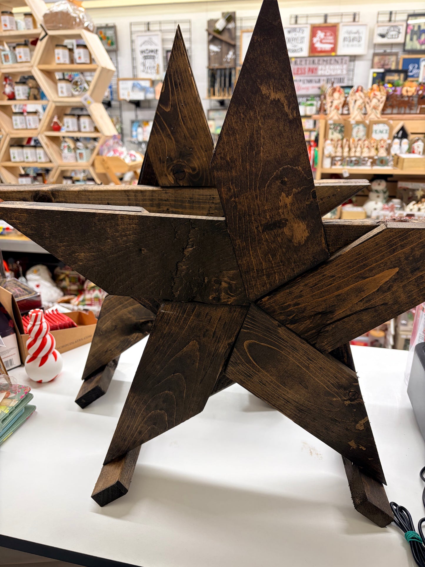 Rustic Wooden Snowflake
