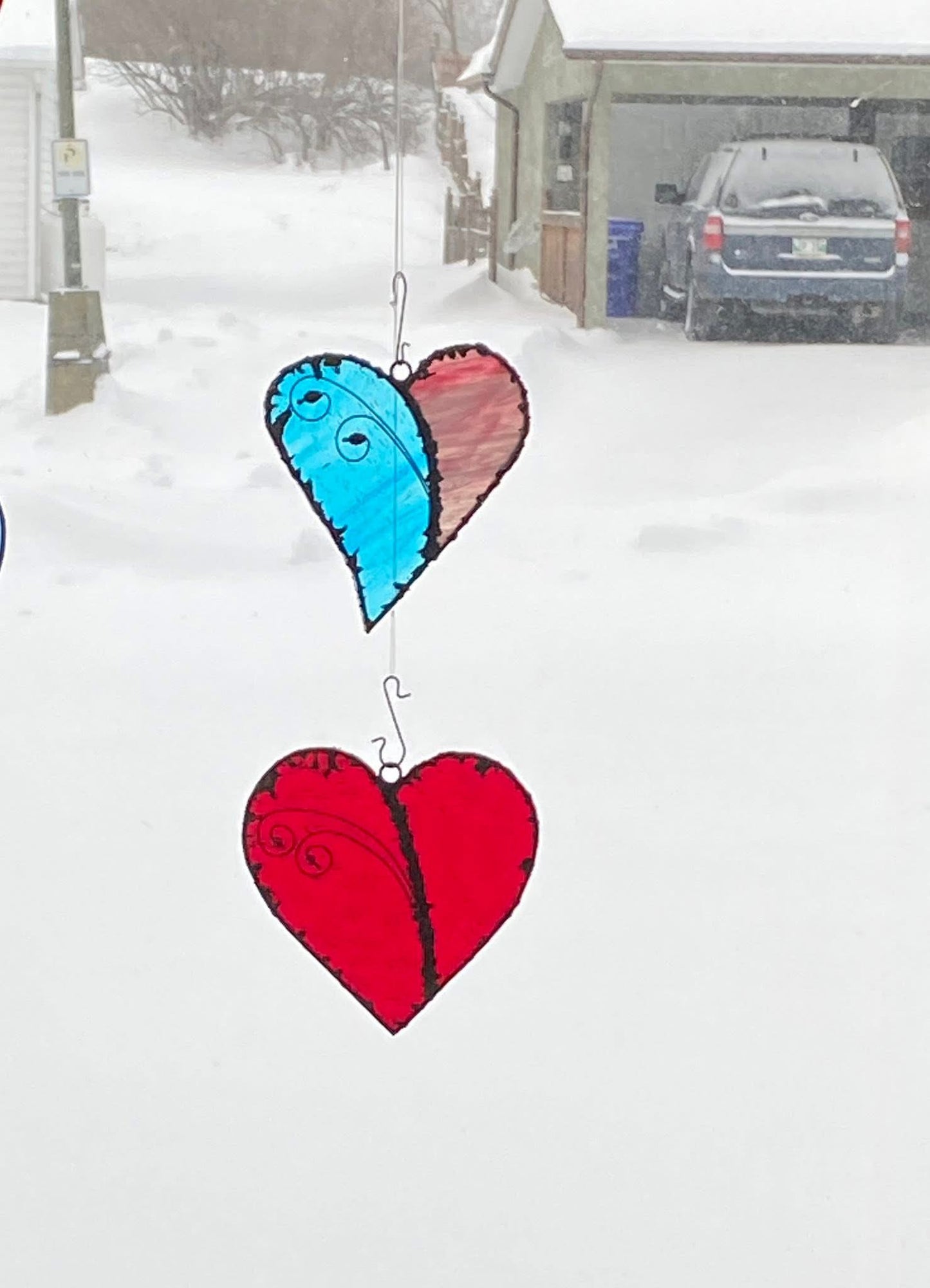 Hearts With Lace & Beads