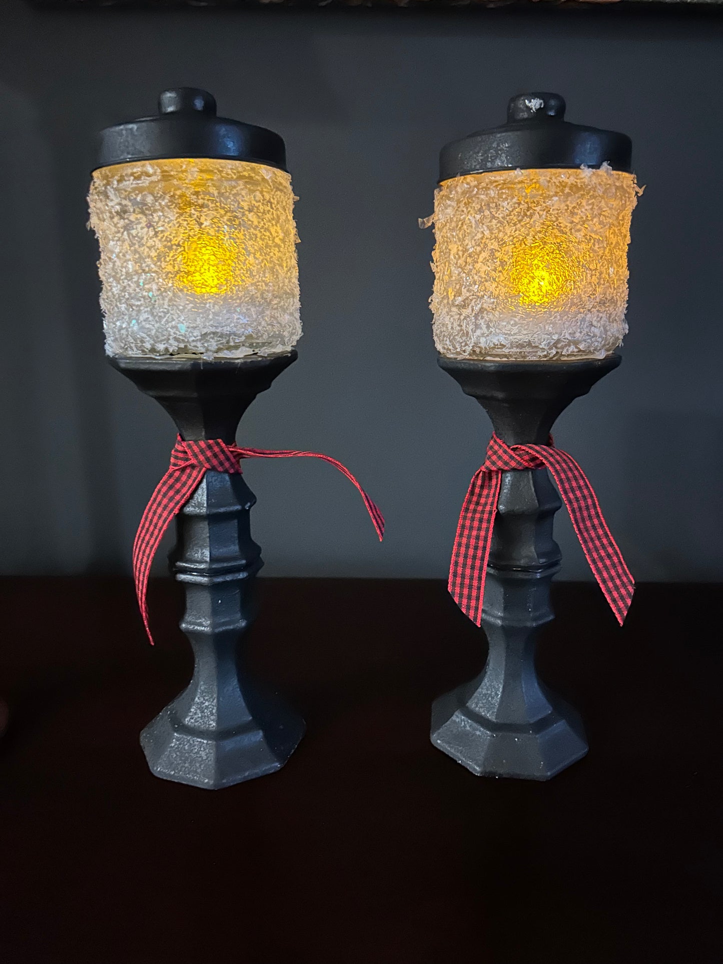 Lighted Candle Holders